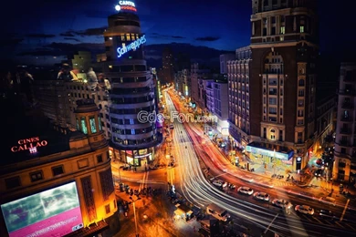 Top Madrids Night Spain Wallpaper Images For Pinterest