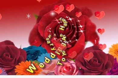 Happy 3d Marriage Anniversary Messages Wallpapers Hd