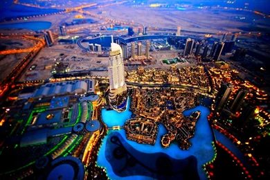 Dubai Cities United Arab Emirates Opus City Pography Twilight ...