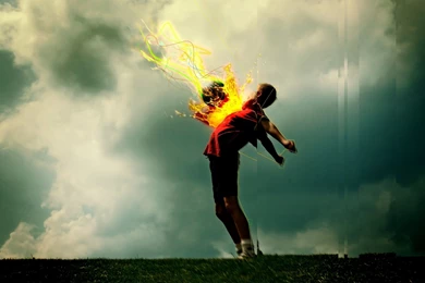 Download Wallpapers 2560x1600 Football, Ball, Boy, Pass 2560x1600 ...