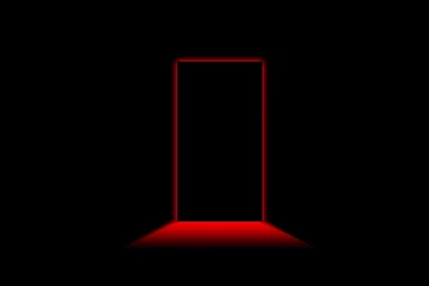 Door Light Shadow Black Red Wallpapers Mixhd Wallpapers