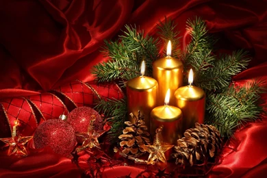 Christmas Candle Wallpapers