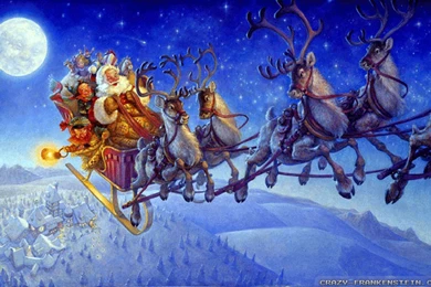 Christmas Eve Wallpapers   Crazy Frankenstein