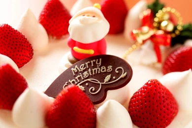 Christmas Santa Cake HD Wallpapers
