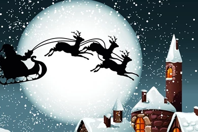 Sleigh HD Wallpapers, Santa Sleigh Pictures