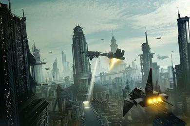 3d Digital City HD Wallpapers