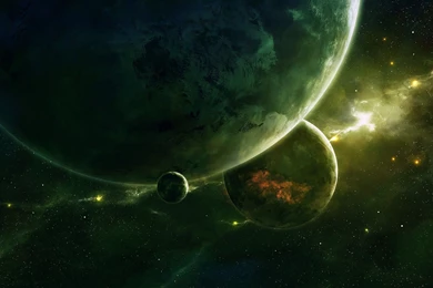 Space 3d Art Stars Planet Wallpapers