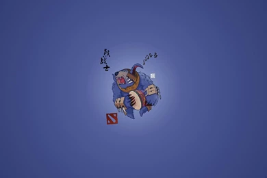 Download Wallpapers 1920x1080 Ursa, Dota 2, Chibi, Simple Art Full ...