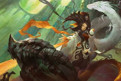 Drawing Dragon Dragons Girl Art Wallpapers