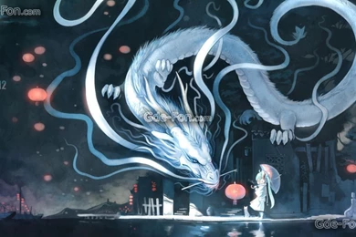 Top White Dragon Girl Images For Pinterest