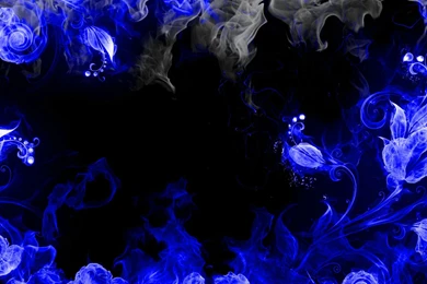 Download Wallpapers 3840x2160 Abstract, Blue, Black, Pattern 4K ...