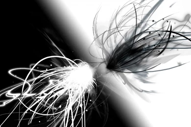 Black And White Colliding Lines Wallpapers Abstract Wallpapers ...
