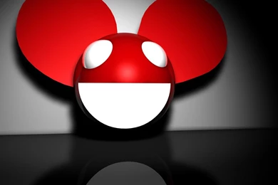 Download 1280x1024 Deadmau5 Red 3D Render Wallpapers
