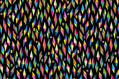 Abstract Skulls Rainbow Hd Wallpapers   (