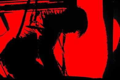 Black Red Abstract Human Man Art HD Wallpapers Wallpapers   (