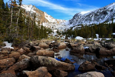 Mountain River In The Late Winter Wallpapers 27684