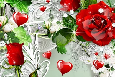 Red Roses Red Hearts