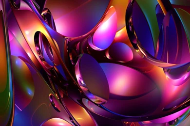 3d – Colorful Circles / HD iPad Wallpapers