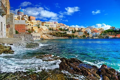 1920x1200 Greece Syros Island Wallpapers