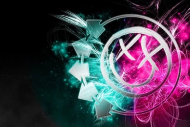 Download Wallpapers 1366x768 Blink 182, Graphics, Picture, Symbol ...