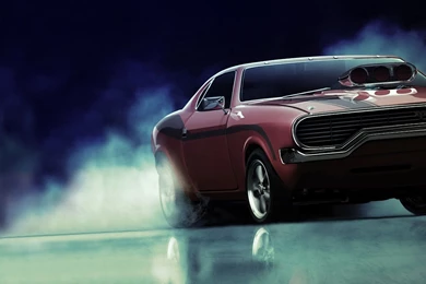 HDscreen: American Muscle Car Burnout Cars Supercharger Desktop ...