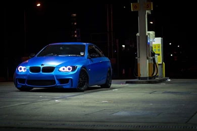 BMW 335i E92 Blue Car Wallpapers
