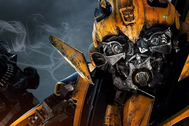 Download Wallpapers 3840x1200 Transformers, Bumblebee, Robot Dual ...