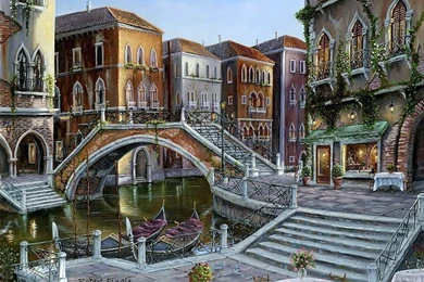 Venice, Italy   Romantic Venice Cityscape Paintings 1600*1200 13 ...