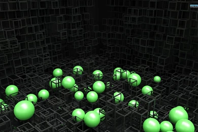 Spheres And Cubes Wallpapers   3D Wallpapers