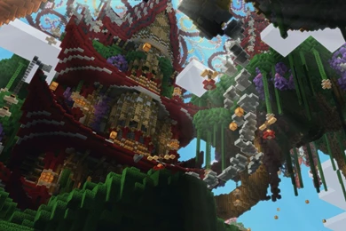Download 1280x1024 Minecraft Orient Excess Wallpapers