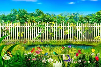 Flower Garden: Image Gallery For Free Downloads Desktop Wallpapers ...