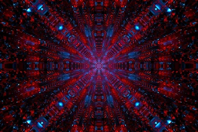 Download Wallpapers 1920x1080 Dive, Colorful, Light, Kaleidoscope ...