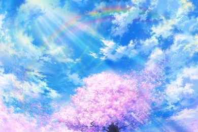 Sky Cloud Anime Photos Wallpapers Widescreen