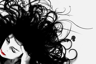 Women Faces White Backgrounds Black Hair Wallpapers