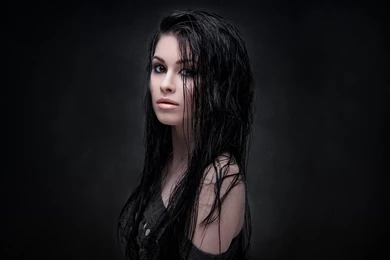 HDscreen: Natalie SchÄ†Ā¶nberger Black Black Hair Brown Eyes ...