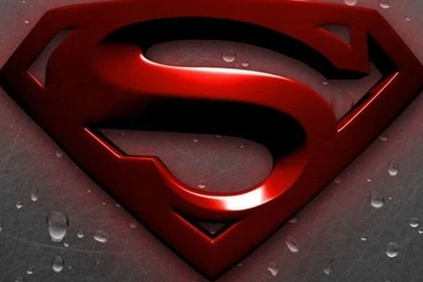 3D Red Superman Logo Wallpapers   Free iPhone Wallpapers