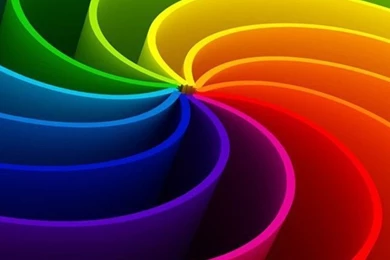 3D Abstract Rainbow iPhone 4s Wallpapers Download