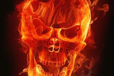 Fire Skull iPhone 4 Wallpapers And iPhone 4S Wallpapers ...