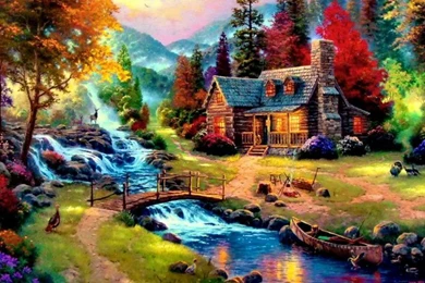 Tales Thomas Kinkade Fresh New Hd Wallpapers [Your Popular HD ...