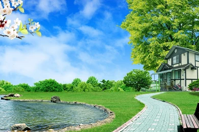 Summer Landscape HD Wallpaper, Summer Landscape Pictures, New ...