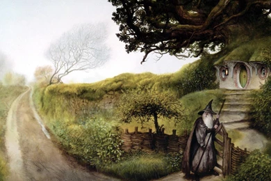 Movies Gandalf Book The Lord Of Rings In Shire Movie Hd Wallpapers ...