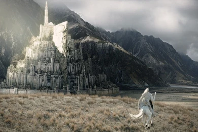 Gandalf Galopping To Minas Tirith   Lord Of The Rings Wallpapers ...