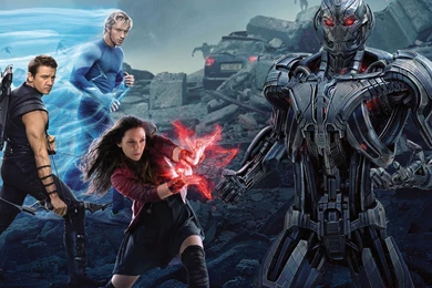 Hawkeye, Quicksilver And Scarlet Witch In Avengers Age Of Ultron ...