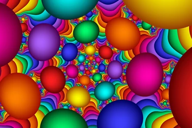 Download Wallpapers 3840x2400 Balloons, Colorful, Backgrounds ...