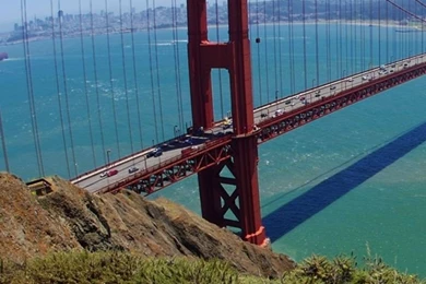 Download Wallpapers 750x1334 San Francisco, Bridge, Sea, Ocean, Sky ...