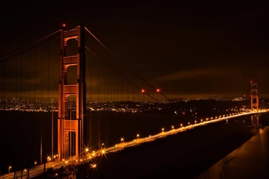Golden Gate Bridge At Night – HD Wallpapers
