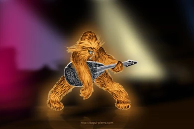 Dagui Pierro • Chewbacca Rock Star Wars