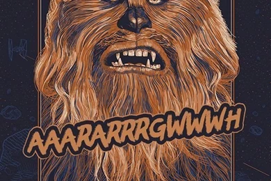 TAP AND GET THE FREE APP! Art Creative Funny Quotes Chewbacca Star ...