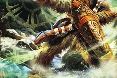 Star Wars   Chewbacca With Shield   Wall Mural & Photo Wallpapers ...