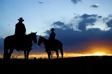 Top Cowboy Sunset Wallpaper Images For Pinterest